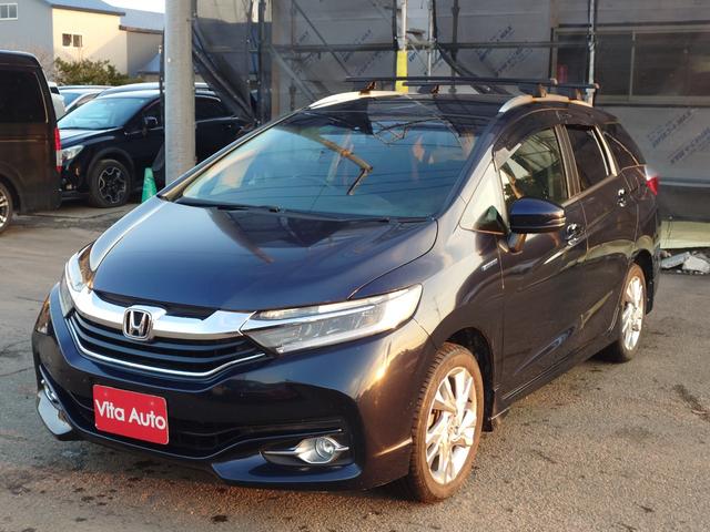 シャトル ハイブリッドＺ　４ＷＤ　メモリーナビ　フルセグＴＶ　スマートキー　ＬＥＤヘッドライト　衝突軽減ブレーキ　前ドラレコ　シートヒーター　Ｂｌｕｅｔｏｏｔｈ　クルコン　純正１６インチアルミ　ＥＴＣ（6枚目）