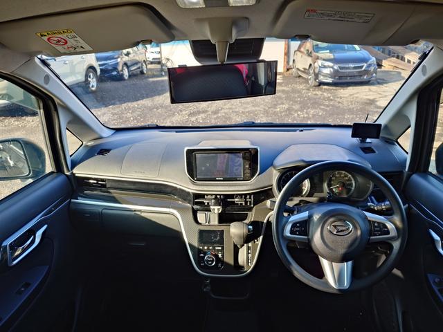 ムーヴ カスタム　Ｘリミテッド　ＳＡＩＩＩ　４ＷＤ　メモリーナビ　フルセグＴＶ　リアカメラ　スマートキー　ＨＩＤヘッドライト　衝突軽減ブレーキ　シートヒーター　Ｂｌｕｅｔｏｏｔｈ　社外１４インチアルミ（18枚目）