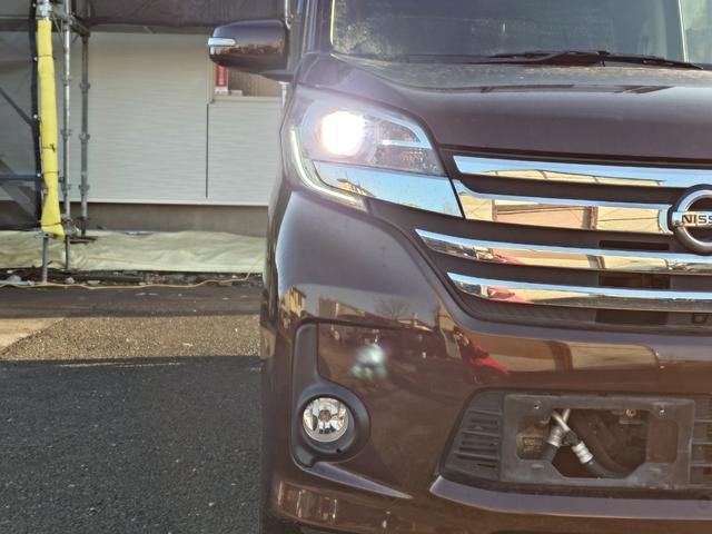 デイズルークス ハイウェイスター　Ｘ　Ｇパッケージ　４ＷＤ　ＳＤナビ　フルセグＴＶ　全方位カメラ　スマートキー　ＨＩＤヘッドライト　衝突軽減ブレーキ　両側パワスラ　前ドラレコ　シートヒーター　Ｂｌｕｅｔｏｏｔｈ　純正１５インチアルミ　ＥＴＣ（15枚目）