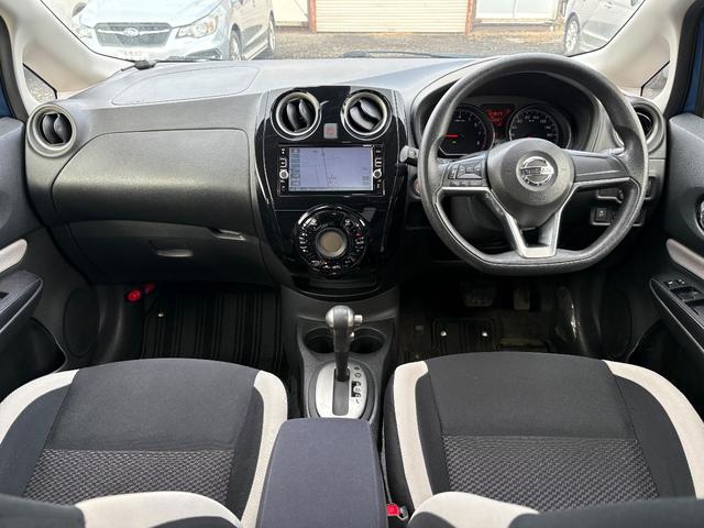 ノート X FOUR スマートセーフティエディション 4WD メモリーナビ フルセグTV 全方位カメラ スマートキー 衝突軽減ブレーキ 前後ドラレコ Bluetooth 純正14インチ鉄(18枚目)