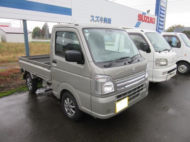 キャリイトラック KCエアコン・パワステ 4WD パワーウインド キーレス レーダーブレーキ アッパーメンバーガード スタッドレスホイール付(10枚目)