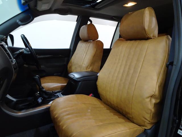ランドクルーザープラド ＴＸリミテッド　４ＷＤ／本州仕入／寒冷地仕様／後期型／８人乗／新革調シートカバー／サンルーフ／リフトアップ／メッシュグリル＆ＴＯＹＯＴＡエンブレム／ＢＦグッドリッチ／社外テール／インナーブラックイカリング付きＨライト（58枚目）