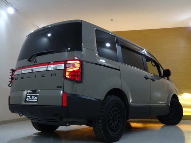 デリカＤ：５ Ｐ　４ＷＤ／本州仕入／７人乗／１オーナー／寒冷地／自社アッシュカーキ全塗装／新マッドヴァンス＆オプカン／新ヘッド＆テールガード／１０型ナビＴＶブルートゥースＤＶＤ／フリップＭ／全方位／両側電動／電動ゲート（39枚目）