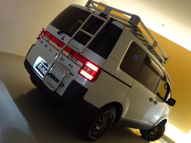 デリカＤ：５ Ｄ　パワーパッケージ　４ＷＤ／本州仕入／寒冷地仕様／エクストリームＪ＆新オプカン／新テールガード＆ブルバー／ルーフキャリア／リアラダー／ＯＰサブバッテリー／ナビＴＶブルートゥースＤＶＤ／フリップＭ／両側電動／新ＬＥＤフォグ（12枚目）