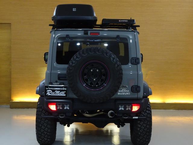ジムニーシエラ ＪＣ　１オーナー／下取車／構造変更済み３ナンバー／モンロー足廻り／デイトナ＆ＢＦグッドリッチ３１ｘ１０．５Ｒ１５／８型ナビＴＶブルートゥースＤＶＤドラレコ／前後カメラ／ＢＬＩＴＺタワーバー／タニグチマフラー（5枚目）