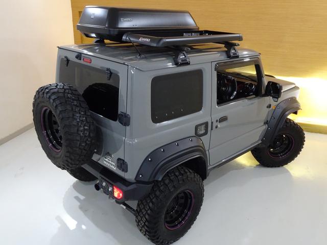 ジムニーシエラ ＪＣ　１オーナー／下取車／構造変更済み３ナンバー／モンロー足廻り／デイトナ＆ＢＦグッドリッチ３１ｘ１０．５Ｒ１５／８型ナビＴＶブルートゥースＤＶＤドラレコ／前後カメラ／ＢＬＩＴＺタワーバー／タニグチマフラー（37枚目）