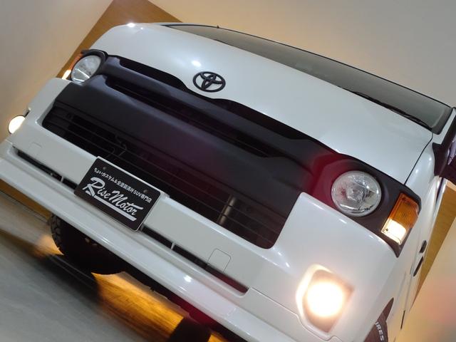ハイエースワゴン ＧＬ　本州仕入／１０人乗り／新丸目キット／新マッドヴァンス＆オプカン／チッピング塗装／Ｆハーフエアロ／ナビＴＶブルートゥースＤＶＤ／フリップダウン／ＥＴＣ／Ｂカメラ／革調シートカバー／パワスラ／リアヒーター（25枚目）