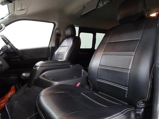 ハイエースワゴン ＧＬ　本州仕入／１０人乗り／新丸目キット／新マッドヴァンス＆オプカン／チッピング塗装／Ｆハーフエアロ／ナビＴＶブルートゥースＤＶＤ／フリップダウン／ＥＴＣ／Ｂカメラ／革調シートカバー／パワスラ／リアヒーター（62枚目）