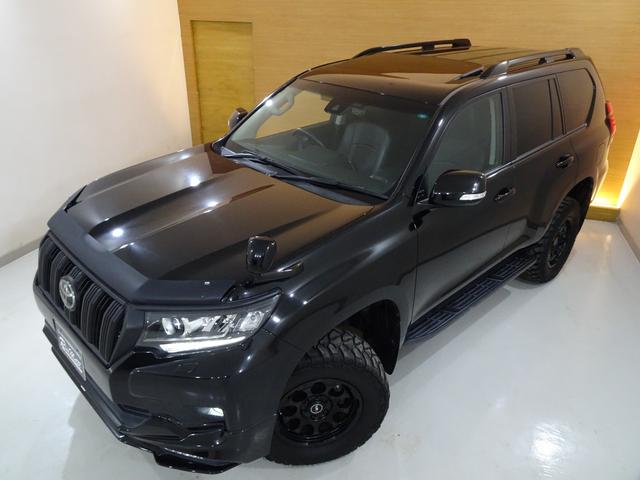 ランドクルーザープラド ＴＸ　後期型／本州仕入／リフトアップ／サンルーフ／ＴＲＤスポイラー／モデリスタマフラー／バグガード／リアバンパーガード／革調シートカバー／ナビＴＶブルートゥースＤＶＤ／リアモニター／ドラレコ／ＩＤＬＥＵＰ（22枚目）