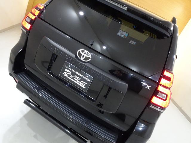 ランドクルーザープラド ＴＸ　後期型／本州仕入／リフトアップ／サンルーフ／ＴＲＤスポイラー／モデリスタマフラー／バグガード／リアバンパーガード／革調シートカバー／ナビＴＶブルートゥースＤＶＤ／リアモニター／ドラレコ／ＩＤＬＥＵＰ（38枚目）