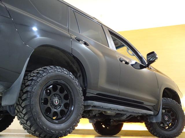 ランドクルーザープラド ＴＸ　後期型／本州仕入／リフトアップ／サンルーフ／ＴＲＤスポイラー／モデリスタマフラー／バグガード／リアバンパーガード／革調シートカバー／ナビＴＶブルートゥースＤＶＤ／リアモニター／ドラレコ／ＩＤＬＥＵＰ（44枚目）