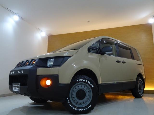デリカＤ：５ シャモニー　４ＷＤ／本州仕入／寒冷地仕様／自社ベージュ全塗装／新角目キット／ＤＥＡＮ＆新オプカン／新マーカー／９型ナビＴＶブルートゥースＤＶＤ／１０型フリップＭ／サイド＆バックカメラ／ハーフ革＆ヒーター／両側電動（23枚目）
