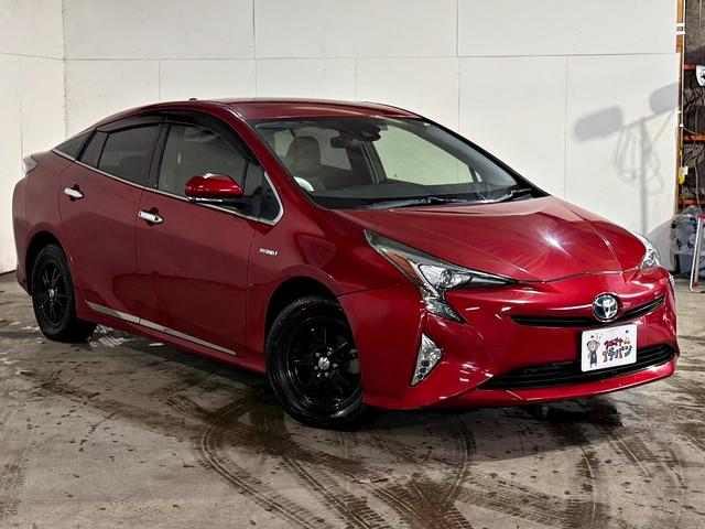 プリウス Ｓツーリングセレクション　インテリキー　地デジ　リアカメラ　ＬＥＤヘッドライト　セキュリティー　寒冷地仕様車　シートヒーター　オートエアコン　デュアルエアバッグ　ＥＳＣ　フルタイム４ＷＤ　メモリーナビゲーション　ＥＴＣ車載器（16枚目）