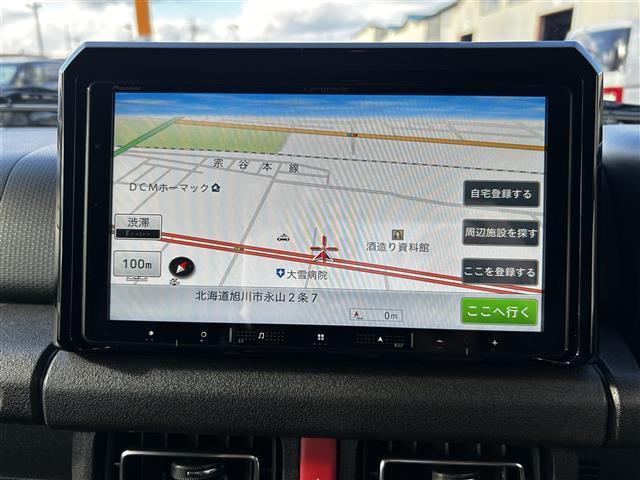 ジムニーシエラ ＪＣ　カロッツエリア９インチナビ　フルセグＴＶ　純正マッドガード　シートヒーター　アイドリングストップ　リアソナー　ＬＥＤヘッドライト　プッシュスタート　スマートキー（11枚目）