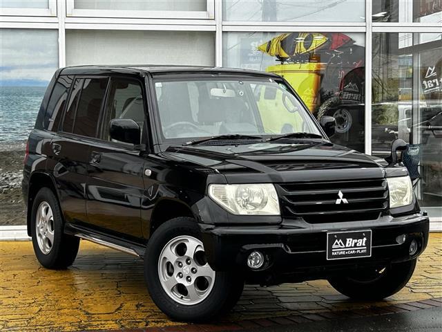 パジェロイオ パールパッケージ　ナビエディション　走行距離３６７００キロ　運転席助手席エアバック　純正アルミホイール　電動格納ドアミラー　オートエアコン　ＡＢＳ　背面タイヤ　社外ドライブレコーダー（3枚目）