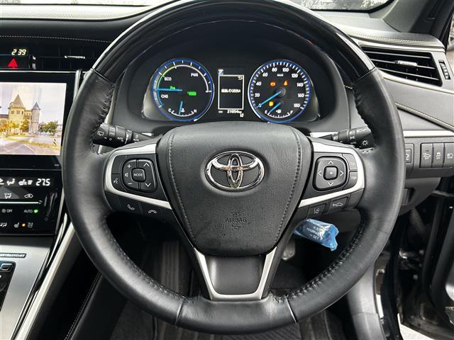 ハリアーハイブリッド プログレス　メタル　アンド　レザーパッケージ　ＪＢＬサウンドシステム　全方位カメラ　フルセグＴＶ　サンルーフ　コーナーセンサー　パワーバックドア　レザーシート　前席パワーシート　前席シートヒーター＆クーラー　ドライブレコーダー　ＥＴＣ２．０（16枚目）