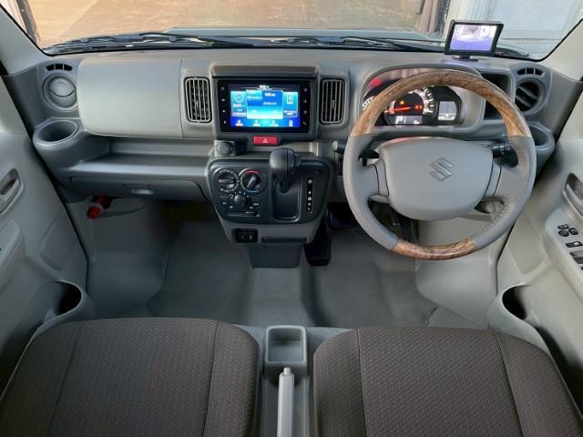 エブリイ ジョインターボ　１４ＡＷ　エクストリームＪ　ＸＪ０４　マックトレックエクストリームＲ／Ｔ　タナベ　リフトアップキット　ジムリイ　フェイスチェンジキット　ＪＩＶＥＲＹエンブレム　ナチュラルウッドハンドル　オートライト（2枚目）