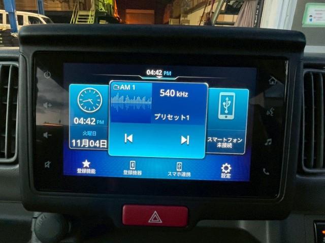 エブリイ ジョインターボ　１４ＡＷ　エクストリームＪ　ＸＪ０４　マックトレックエクストリームＲ／Ｔ　タナベ　リフトアップキット　ジムリイ　フェイスチェンジキット　ＪＩＶＥＲＹエンブレム　ナチュラルウッドハンドル　オートライト（4枚目）