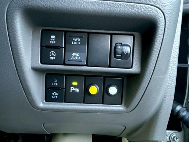 エブリイ ジョインターボ　１４ＡＷ　エクストリームＪ　ＸＪ０４　マックトレックエクストリームＲ／Ｔ　タナベ　リフトアップキット　ジムリイ　フェイスチェンジキット　ＪＩＶＥＲＹエンブレム　ナチュラルウッドハンドル　オートライト（10枚目）