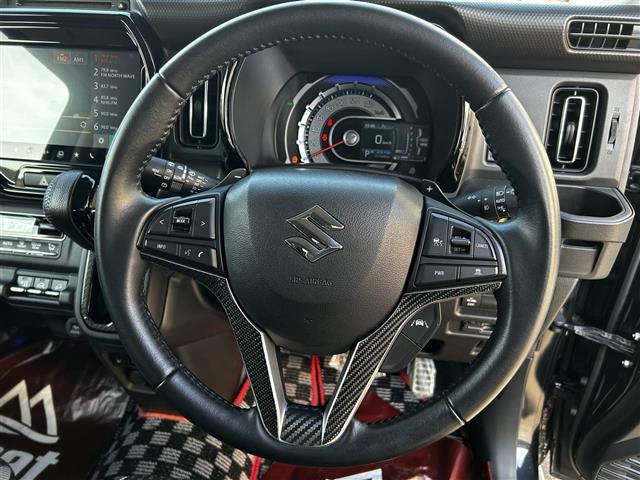 ハスラー ハイブリッドＸターボ　純正メーカーナビ　フルセグＴＶ　全方位カメラ　クルーズコントロール　前席シートヒーター　アイドリングストップ　パドルシフト　ＬＥＤヘッドライト　ＬＥＤフォグランプ　プッシュスタート　スマートキー（15枚目）