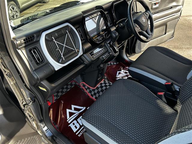 ハスラー ハイブリッドＸターボ　純正メーカーナビ　フルセグＴＶ　全方位カメラ　クルーズコントロール　前席シートヒーター　アイドリングストップ　パドルシフト　ＬＥＤヘッドライト　ＬＥＤフォグランプ　プッシュスタート　スマートキー（22枚目）