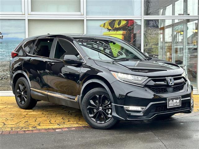 ＣＲ－Ｖハイブリッド ｅ：ＨＥＶ　ＥＸ・ブラックエディション　ホンダ純正ナビ　バックカメラ　フルセグＴＶ　電動パノラミックサンルーフ　ハンズフリーアクセスパワーテールゲート　レザーシート　前席パワーシート　全席シートヒーター　ステアリングヒーター　ＥＴＣ２．０（3枚目）