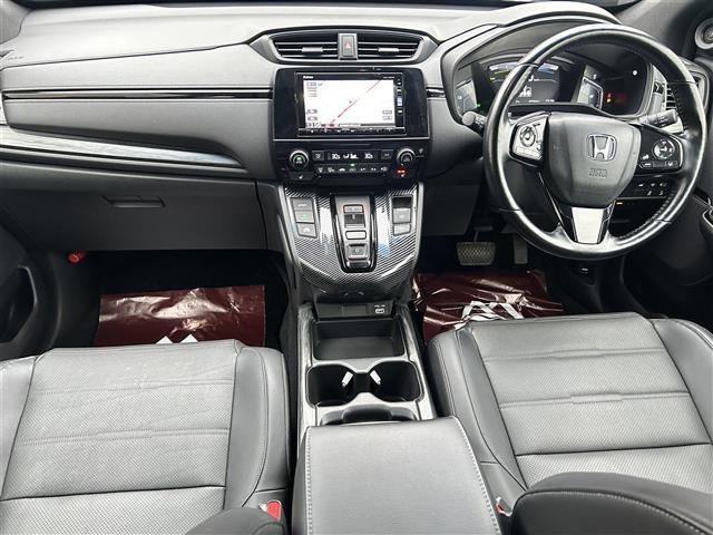 ＣＲ－Ｖハイブリッド ｅ：ＨＥＶ　ＥＸ・ブラックエディション　ホンダ純正ナビ　バックカメラ　フルセグＴＶ　電動パノラミックサンルーフ　ハンズフリーアクセスパワーテールゲート　レザーシート　前席パワーシート　全席シートヒーター　ステアリングヒーター　ＥＴＣ２．０（10枚目）