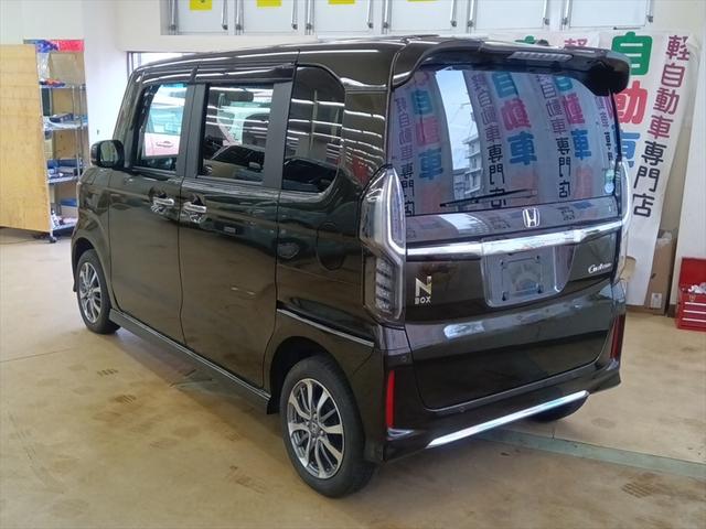 Ｎ－ＢＯＸ Ｌ　後期型　４ＷＤ　衝突軽減ブレーキ　Ｂｌｕｅｔｏｏｔｈ　バックカメラ　ドライブレコーダー　純正ナビＴＶ　片側電動ドア　シートヒーター　スマートキー　ミラーヒーター　誤発進抑制装置　クルーズコントロール（5枚目）