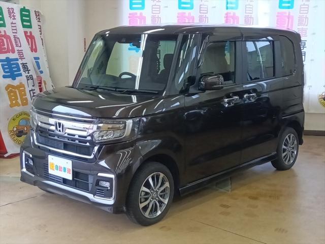 Ｎ－ＢＯＸ Ｌ　後期型　４ＷＤ　衝突軽減ブレーキ　Ｂｌｕｅｔｏｏｔｈ　バックカメラ　ドライブレコーダー　純正ナビＴＶ　片側電動ドア　シートヒーター　スマートキー　ミラーヒーター　誤発進抑制装置　クルーズコントロール（6枚目）