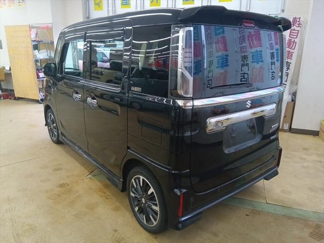 スペーシアカスタム ハイブリッドXS 4WD 衝突軽減ブレーキ Bluetooth 社外ナビTV 両側パワースライドドア シート・ミラーヒーター 誤発進抑制装置 横滑り防止装置 W・サイドエアバッグ ABS スマートキー プッシュスタート(5枚目)