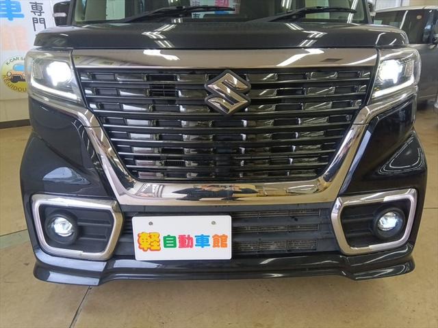 スペーシアカスタム ハイブリッドXS 4WD 衝突軽減ブレーキ Bluetooth 社外ナビTV 両側パワースライドドア シート・ミラーヒーター 誤発進抑制装置 横滑り防止装置 W・サイドエアバッグ ABS スマートキー プッシュスタート(33枚目)