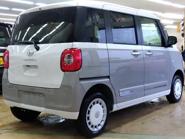 ムーヴキャンバス ストライプスG 4WD 衝突軽減ブレーキ 両側パワースライドドア シートヒーター ミラーヒーター スマートキー アイドリングストップ LEDヘッドライト ABS 誤発進抑制装置 横滑り防止装置(7枚目)