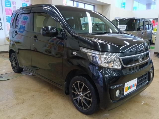 N-WGN Gコンフォートパッケージ 4WD 衝突軽減ブレーキ スマートキー 運転席助手席エアバック 前席シートヒーター ABS ベンチシート BTオーディオ メモリナビ フルセグTV アイドリングストップ オートライト リアカメラ 禁煙(7枚目)