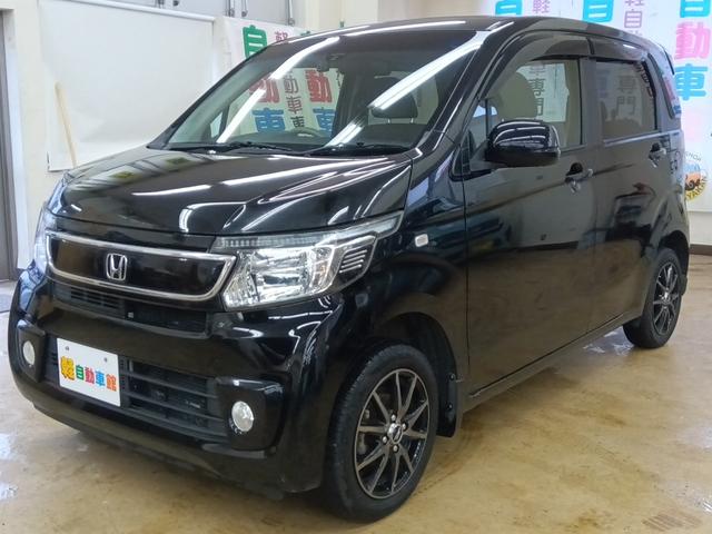 N-WGN Gコンフォートパッケージ 4WD 衝突軽減ブレーキ スマートキー 運転席助手席エアバック 前席シートヒーター ABS ベンチシート BTオーディオ メモリナビ フルセグTV アイドリングストップ オートライト リアカメラ 禁煙(9枚目)