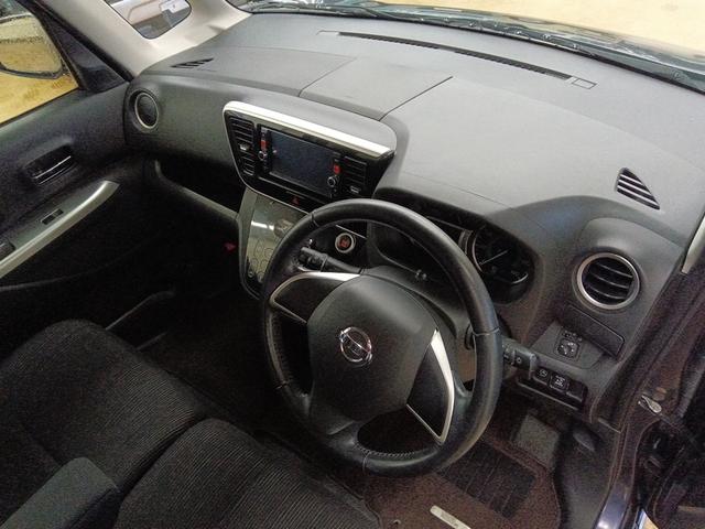 デイズルークス ハイウェイスター　Ｘ　４ＷＤ　衝突軽減ブレーキ　Ｂｌｕｅｔｏｏｔｈ音楽　全周囲モニタ　両側スライド片側電動ドア　スマ－トキー　ＥＳＣ　ナビ＆ＴＶ　　Ｂカメラ　ｉストップ　シートヒーター　ＥＴＣ　ＤＶＤ再生可能（15枚目）