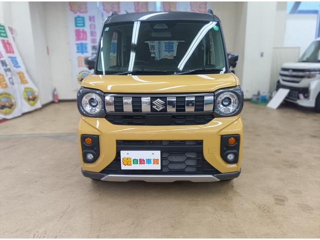 スペーシアギア ハイブリッドＸＺ　ターボ　全方位モニター付メモリーナビＴＶ　スズキコネクト　後期型　４ＷＤ　ターボ　衝突軽減ブレーキ　ＬＥＤ　オートマチックハイビーム　両側パワースライドドア　アイドリングストップ　クリアランスソナー（3枚目）