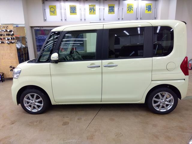 タント Ｇ　ＳＡ　４ＷＤ　ドラレコ　社外ナビ　ＴＶ　両側パワースライドドア　横滑り防止機能　ＡＢＳ　オートエアコン　盗難防止システム　電動格納ミラー　スマートキー　ＤＶＤ再生　アイドリングストップ　禁煙車　オートライト（3枚目）