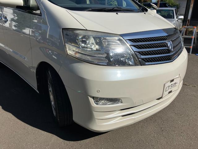 アルファードＧ ＡＸ　Ｌエディション　４ＷＤ　後期型　本州車　夏冬純正アルミ　社外ナビ　ＴＶ　Ｂカメラ、Ｂｌｕｅｔｏｏｔｈ　ＥＴＣ　ＨＩＤ　フォグ　パワースライド　前後障害物センサー　禁煙車　タイミングチェーン（16枚目）
