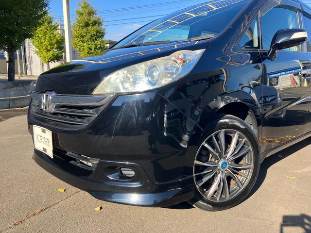 ステップワゴン G HDDナビスタイルエディション 4WD 夏社外17AW装着 スタッドレスアルミ積込 両側パワースライド HDDナビ TV Bカメラ Rダウンモニター エンスタ ETC HID ドラレコ ウッドコンビハン 禁煙車 タイミングチェーン(13枚目)