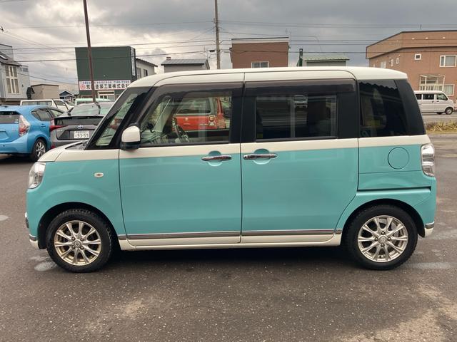 ムーヴキャンバス Ｘリミテッドメイクアップ　ＳＡＩＩ　４ＷＤ　ナビ　テレビ　バックカメラ　Ｂｌｕｅｔｏｏｔｈ　両側電動スライドドア　前後ドライブレコーダー　スマートキー　スペアキー有（7枚目）