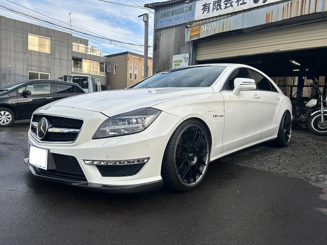 ＣＬＳ６３　ＡＭＧ　ＣＬＳ６３　ＡＭＧ（４名）ＢＢＳアルミサンルーフローダウンフロントカーボンスポイラー(4枚目)