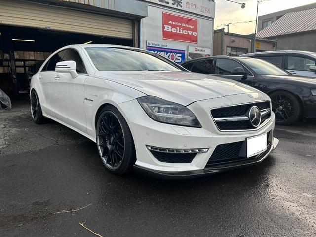 ＣＬＳクラス ＣＬＳ６３　ＡＭＧ　ＣＬＳ６３　ＡＭＧ（４名）ＢＢＳアルミサンルーフローダウンフロントカーボンスポイラー（5枚目）