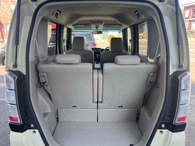 Ｎ－ＢＯＸ 　両側スライド・片側電動　スマートキー　アイドリングストップ　電動格納ミラー　ベンチシート　ＣＶＴ　盗難防止システム　ＡＢＳ　ＥＳＣ　ＣＤ　ミュージックプレイヤー接続可　アルミホイール　エアコン（19枚目）