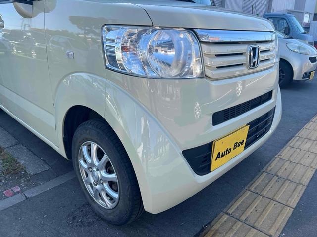 Ｎ－ＢＯＸ 　両側スライド・片側電動　スマートキー　アイドリングストップ　電動格納ミラー　ベンチシート　ＣＶＴ　盗難防止システム　ＡＢＳ　ＥＳＣ　ＣＤ　ミュージックプレイヤー接続可　アルミホイール　エアコン（24枚目）