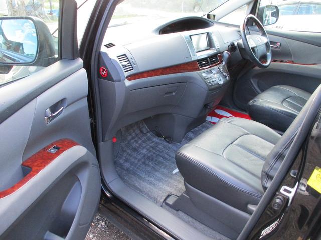 2.4アエラス Gエディション 4WD ワンオーナー 社外ナビ 地デジ バックカメラ 両側パワースライドドア レザーシートC エンジンスターター スマートキー HID ETC クルーズコントロール 社外19AW 寒冷地 夏冬タイヤ付(22枚目)