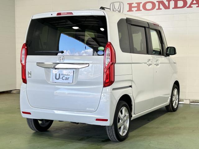 Ｎ－ＢＯＸ Ｇ・Ｌホンダセンシング　ホンダセンシング・純正ナビ・リアカメラ・４ＷＤ・純正エンスタ・純正前後ドラレコ　ＥＴＣ　両側スライド・片側電動　アルミホイール　フルセグ　シートヒーター　オートクルーズコントロール　ＤＶＤ再生　ＡＢＳ（8枚目）
