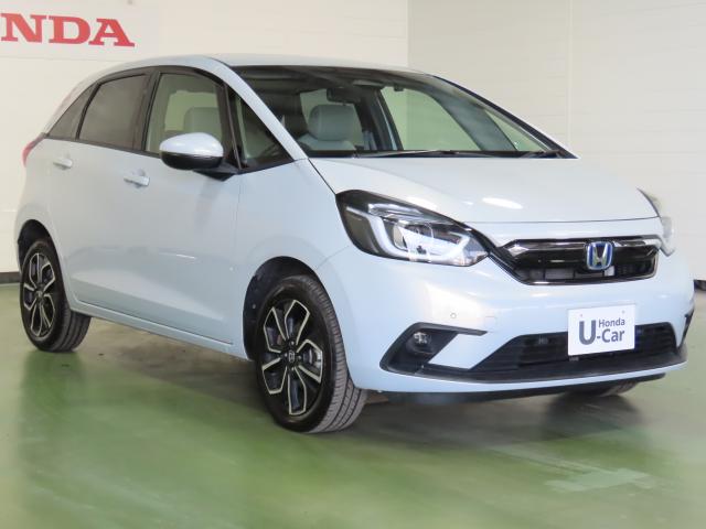 フィット ｅ：ＨＥＶホーム　車検整備付　純正９インチナビ　ナビ連動前後ドラレコ　ＴＶフル　リアカメラ　ＥＴＣ（6枚目）
