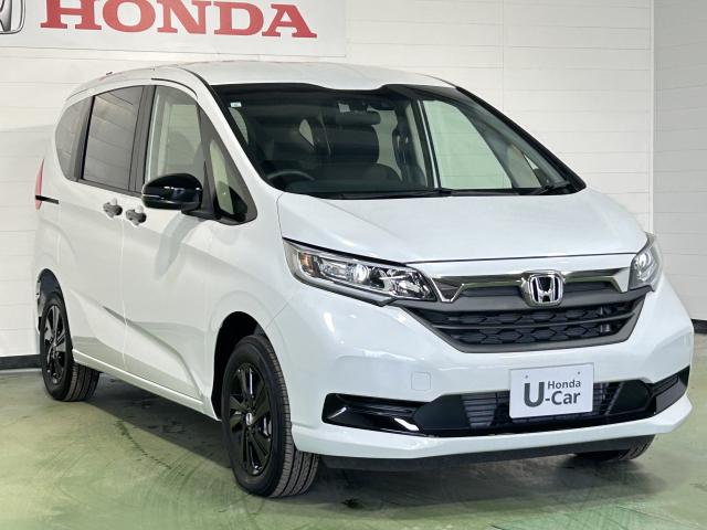 フリード+ハイブリッド ハイブリッドGブラックスタイル 当社使用レンタカー 純正9インチナビ 夏冬タイヤ付 ドラレコ TVフル リアカメラ ETC(6枚目)