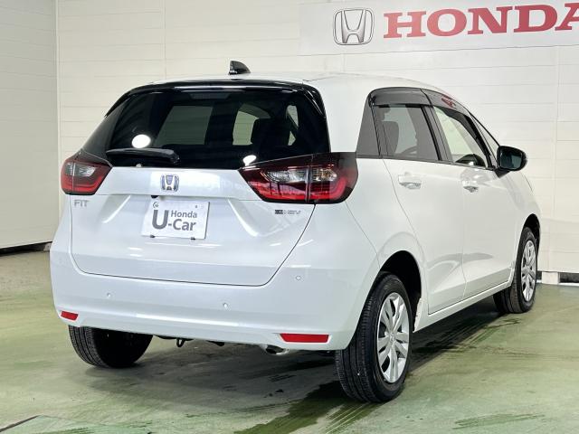 フィット e:HEVホーム 車検整備付 純正ナビ 前後ドラレコ TVフル リアカメラ ETC(7枚目)