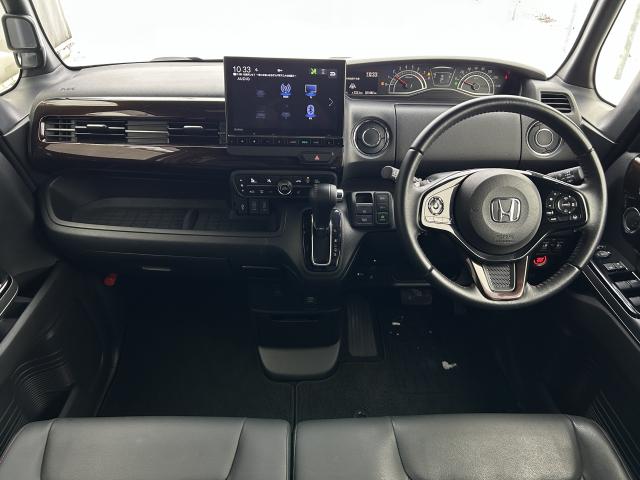 N-BOXカスタム L・ターボコーディネートスタイル 純正9インチナビ TVフル リアカメラ エンスタ 前後ドラレコ ETC 両側電動スライドドア アルミホイール シートヒーター オートクルーズコントロール ターボ アイドリングストップ USB入力端子(11枚目)